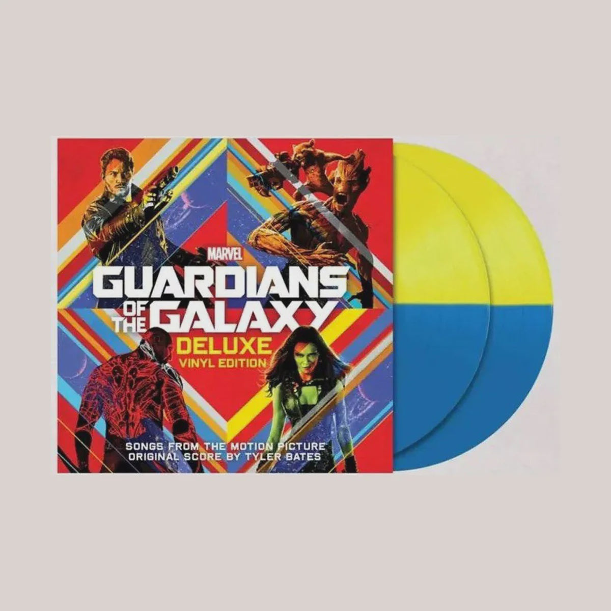 Soundtrack - Guardians Of The Galaxy Deluxe Edition Blue/Yellow Coloured Vinyl 2LP