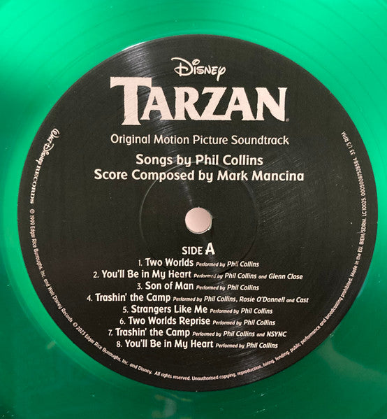 Soundtrack - Tarzan Original Motion Picture Soundtrack Green Coloured Vinyl LP (Used)