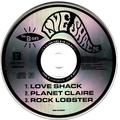 B-52's - Love Shack 3 Track CD Single