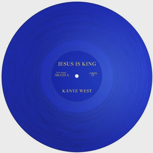Kanye West - Jesus Is King Blue Translucent Coloured Vinyl LP
