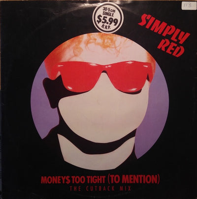 Simply Red - Money's Too Tight (To Mention) 12" Vinyl Single (Used)