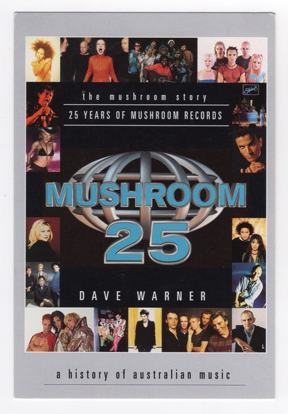25 Years Of Mushroom Records Book & 3 Promo CDs Press Kit