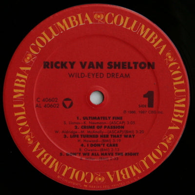 Ricky Van Shelton - Wild-Eyed Dream Vinyl LP (Used)