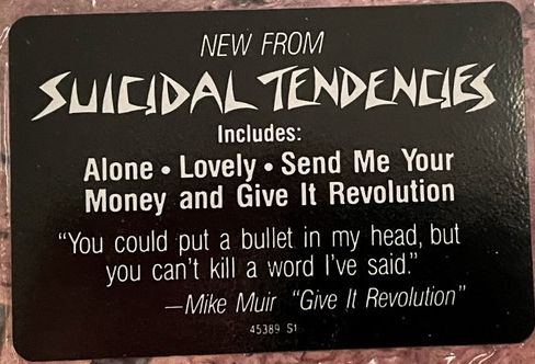 Suicidal Tendencies - Lights Camera Revolution Vinyl LP (Used)