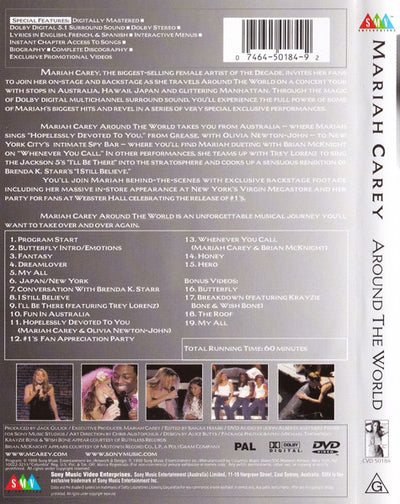 Mariah Carey – Around The World DVD