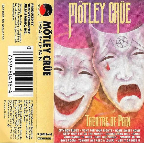 Motley Crue - Theatre Of Pain Cassette