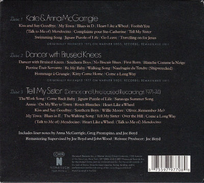 Kate & Anna McGarrigle - Tell My Sister 3CD