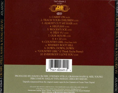 Crosby, Stills, Nash & Young – Deja Vu (Europe) CD