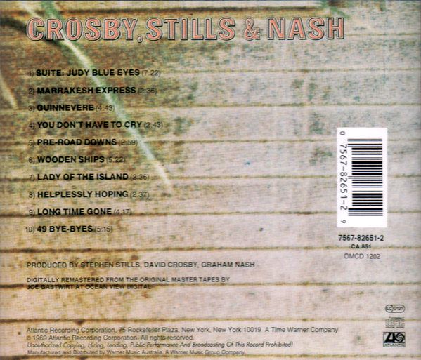 Crosby, Stills & Nash – Crosby, Stills & Nash CD