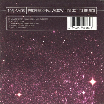 Tori Amos - Professional Widow (It's Got To Be Big) 5 Track CD Single