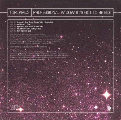 Tori Amos - Professional Widow (It's Got To Be Big) 5 Track CD Single