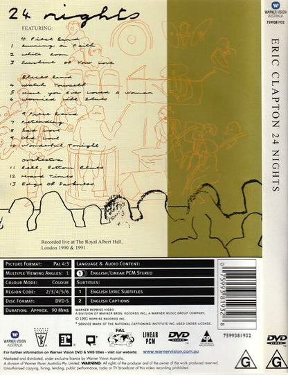 Eric Clapton – 24 Nights DVD
