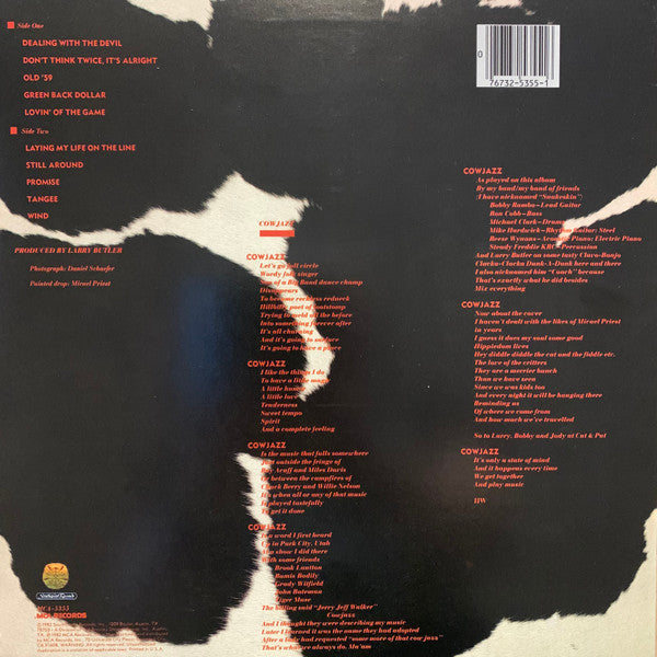 Jerry Jeff Walker - Cowjazz Vinyl LP (Used)