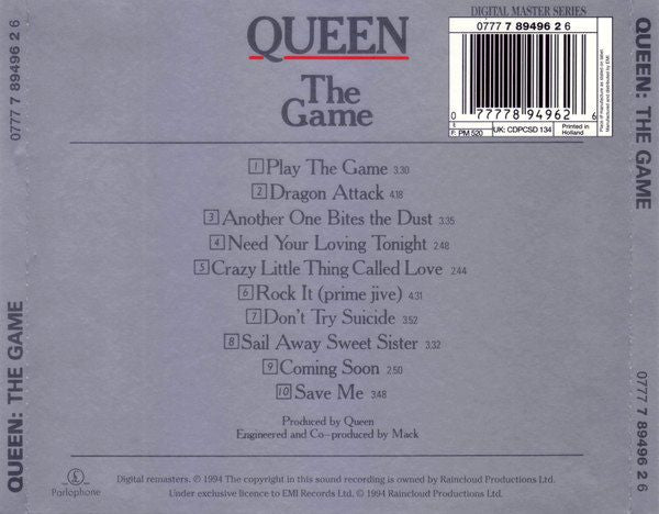 Queen - The Game CD (Digital Master Series)