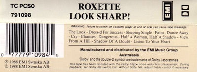 Roxette - Look Sharp! Cassette