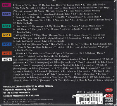 John Coltrane -The Heavyweight Champion The Complete Atlantic Recordings  7CD Boxset (New)