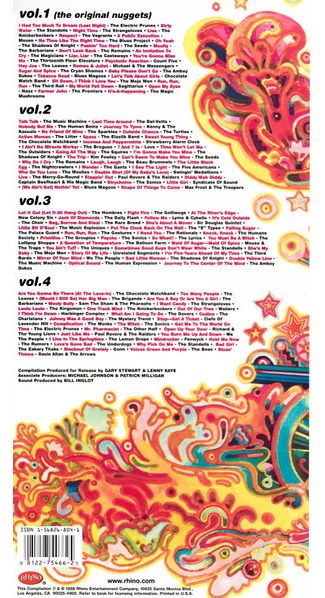 Various Artists - Nuggets (Original Artyfacts From The First Psychedelic Era 1965-1968) Box Set 4CD