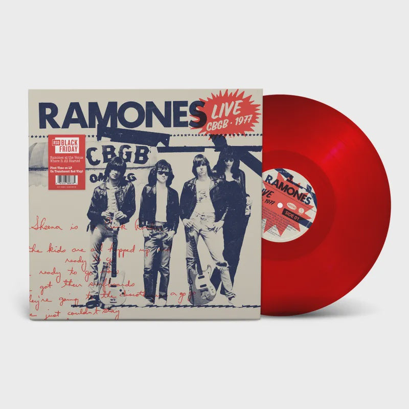 Ramones - Live At CBGB 1977 RSDBF2025 Red Coloured Vinyl LP