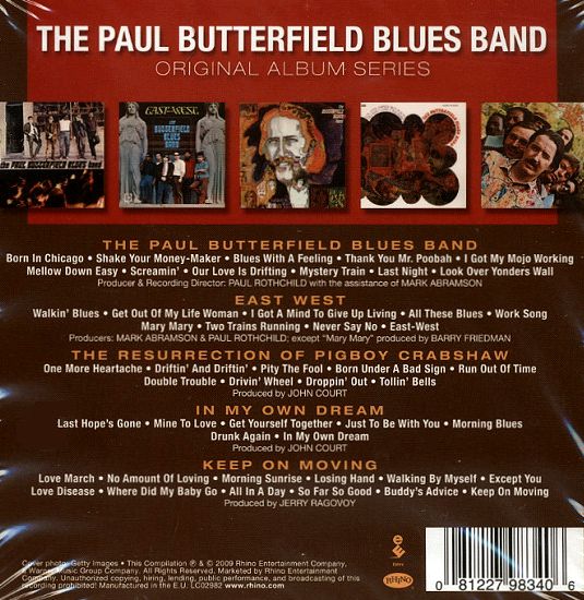 Paul Butterfield Blues Band - Original Album Series 5CD Set