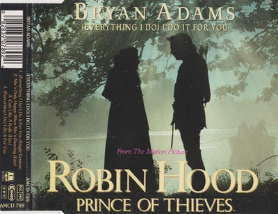 Bryan Adams - (Everything I Do) I Do It For You 4 Track CD Single
