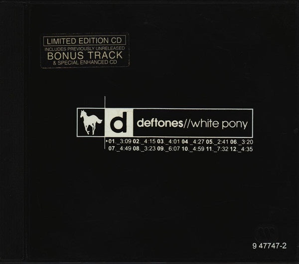 Deftones – White Pony Limited Edition Numbered CD