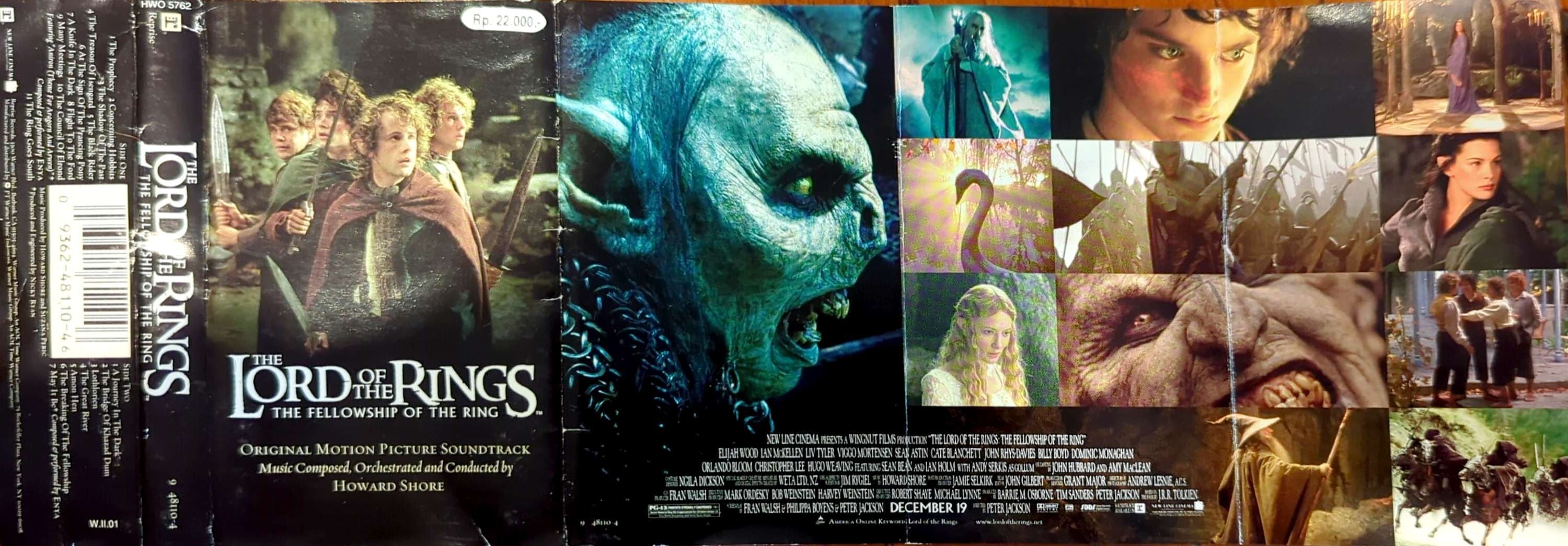 Soundtrack - The Lord Of The Rings: The Fellowship Of The Ring Cassette Tape