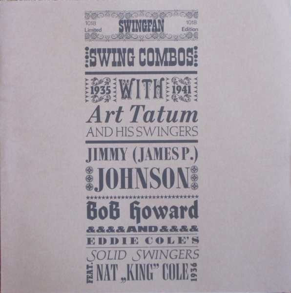 Various Artists - Swing Combos 1935 - 1941 Limited Edition Vinyl LP (Used)