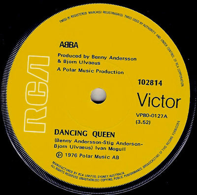 ABBA - Dancing Queen / That's Me 7" Vinyl Single (Used)
