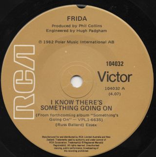 ABBA (Frida) - I Know There's Something Going On / Threnody (Aust) 7" Vinyl Single (Used)