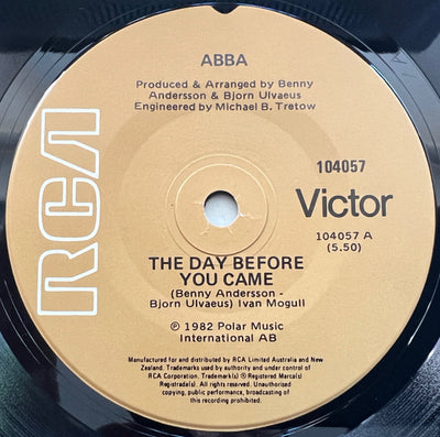 ABBA - The Day Before You Came / Cassandra 7" Vinyl Single (Used)
