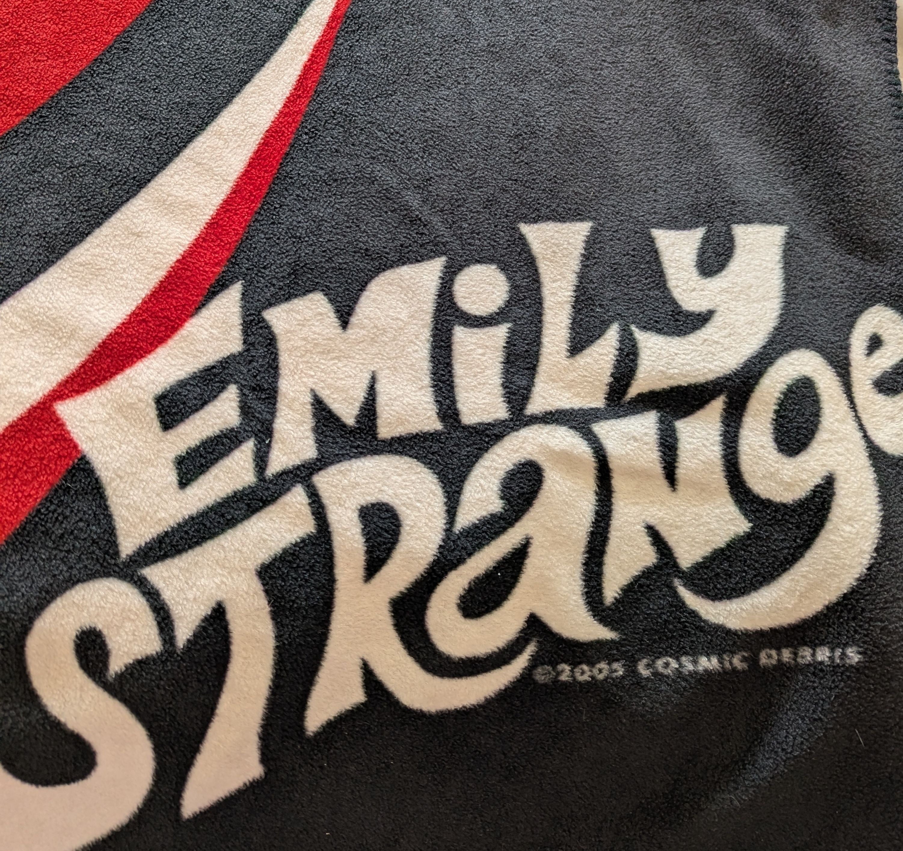 Emily The Strange - Large 160 x 120 Vintage 2003 Fleece Throw Blanket