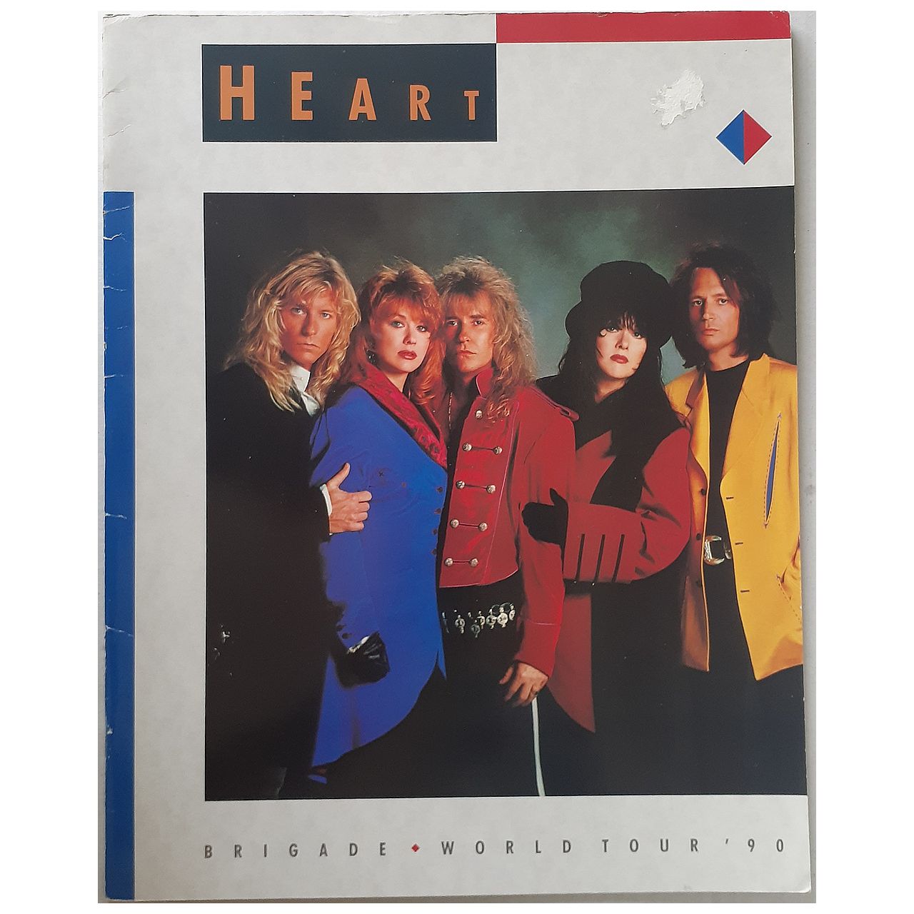 Heart - Brigade World Tour Original 1990 Concert Tour Program