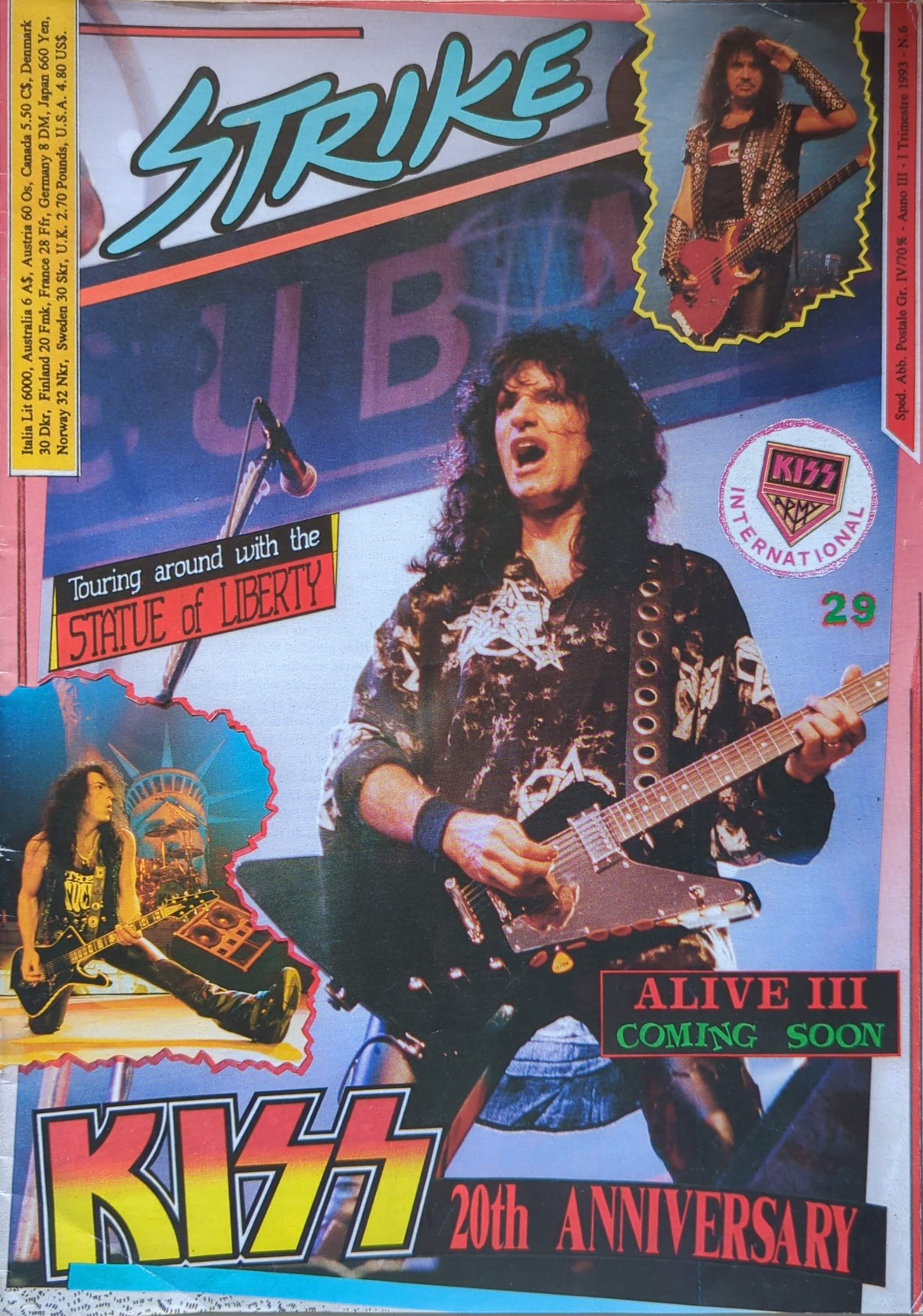 Kiss - Strike Magazine Various Issues 1993-1999