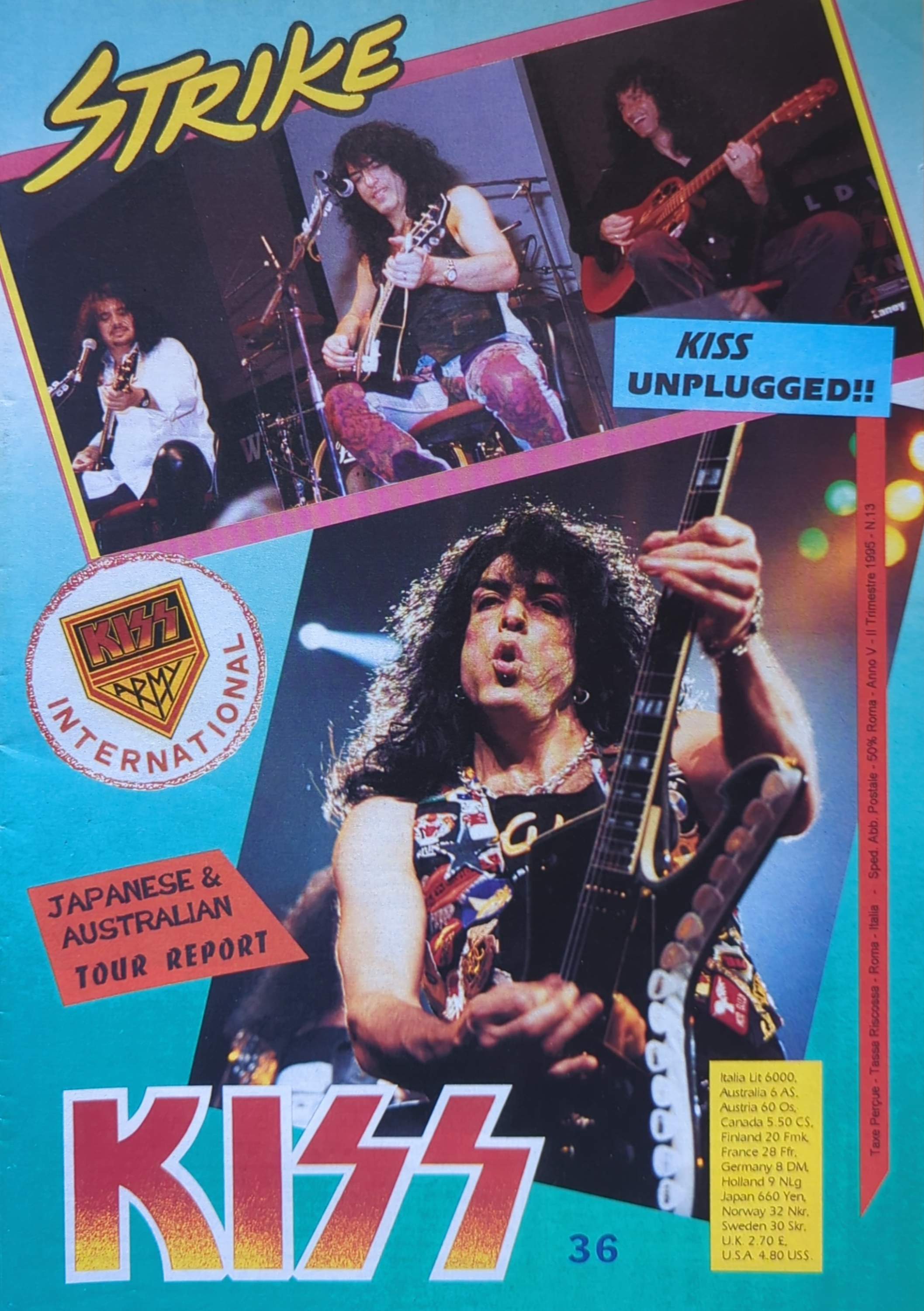 Kiss - Strike Magazine Various Issues 1993-1999