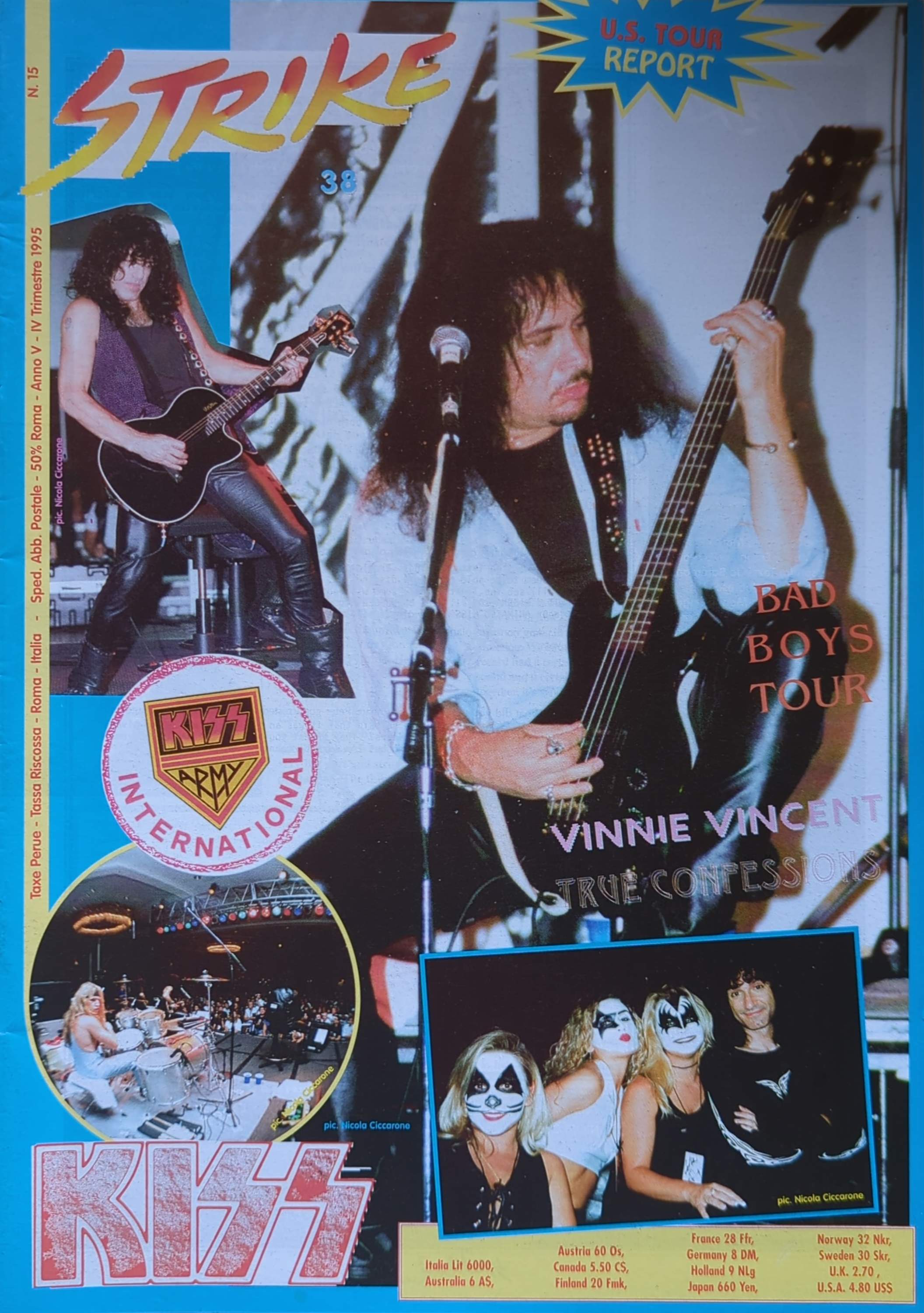 Kiss - Strike Magazine Various Issues 1993-1999