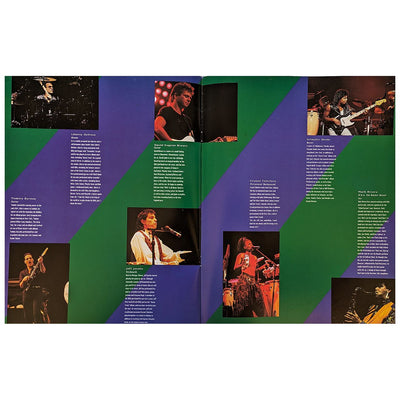 Billy Joel - Storm Front 1990 Original Concert Tour Program With Backstage Pass