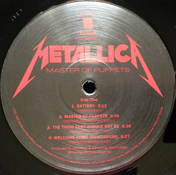 Metallica - Master Of Puppets 180g Remaster Vinyl LP (Used)