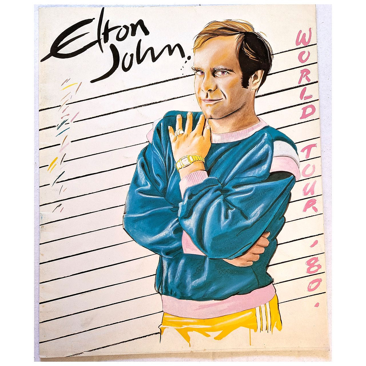 Elton John - World Tour 1980 Australian Original Concert Tour Program