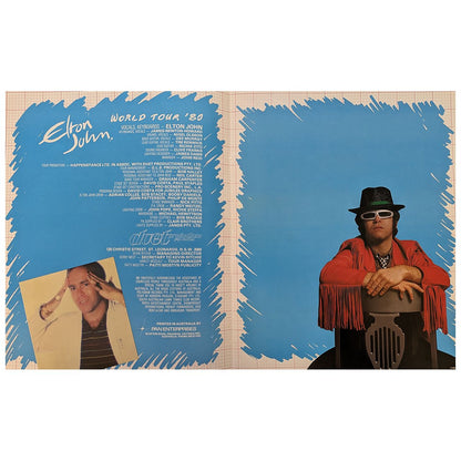 Elton John - World Tour 1980 Australian Original Concert Tour Program
