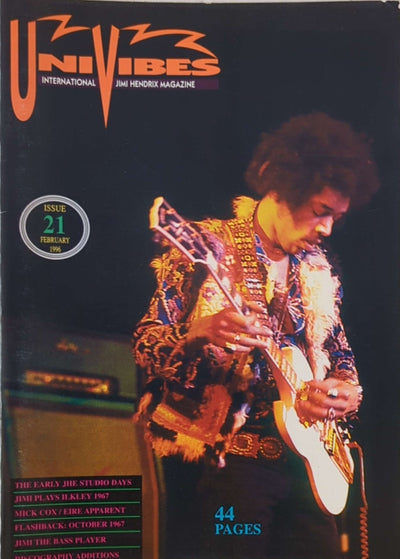 Jimi Hendrix - UniVibes Issue 21 Magazine