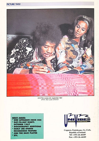 Jimi Hendrix - UniVibes Issue 20 Magazine