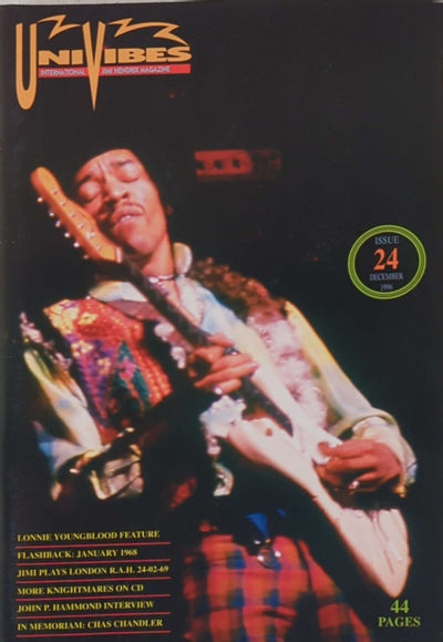 Jimi Hendrix - UniVibes Issue 24 Magazine