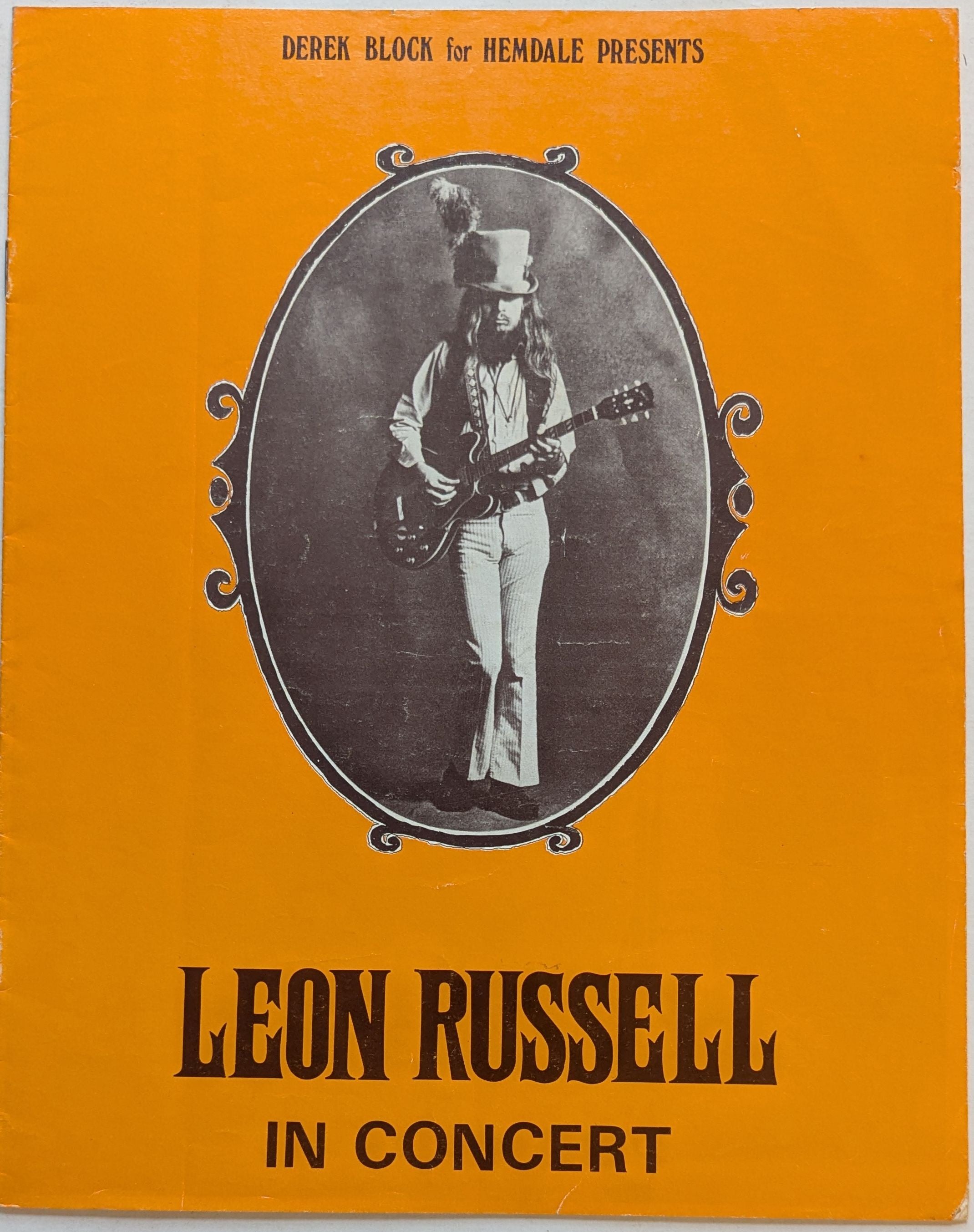 Leon Russell - In Concert 1971 Original Concert Tour Program