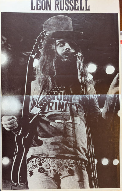 Leon Russell - In Concert 1971 Original Concert Tour Program