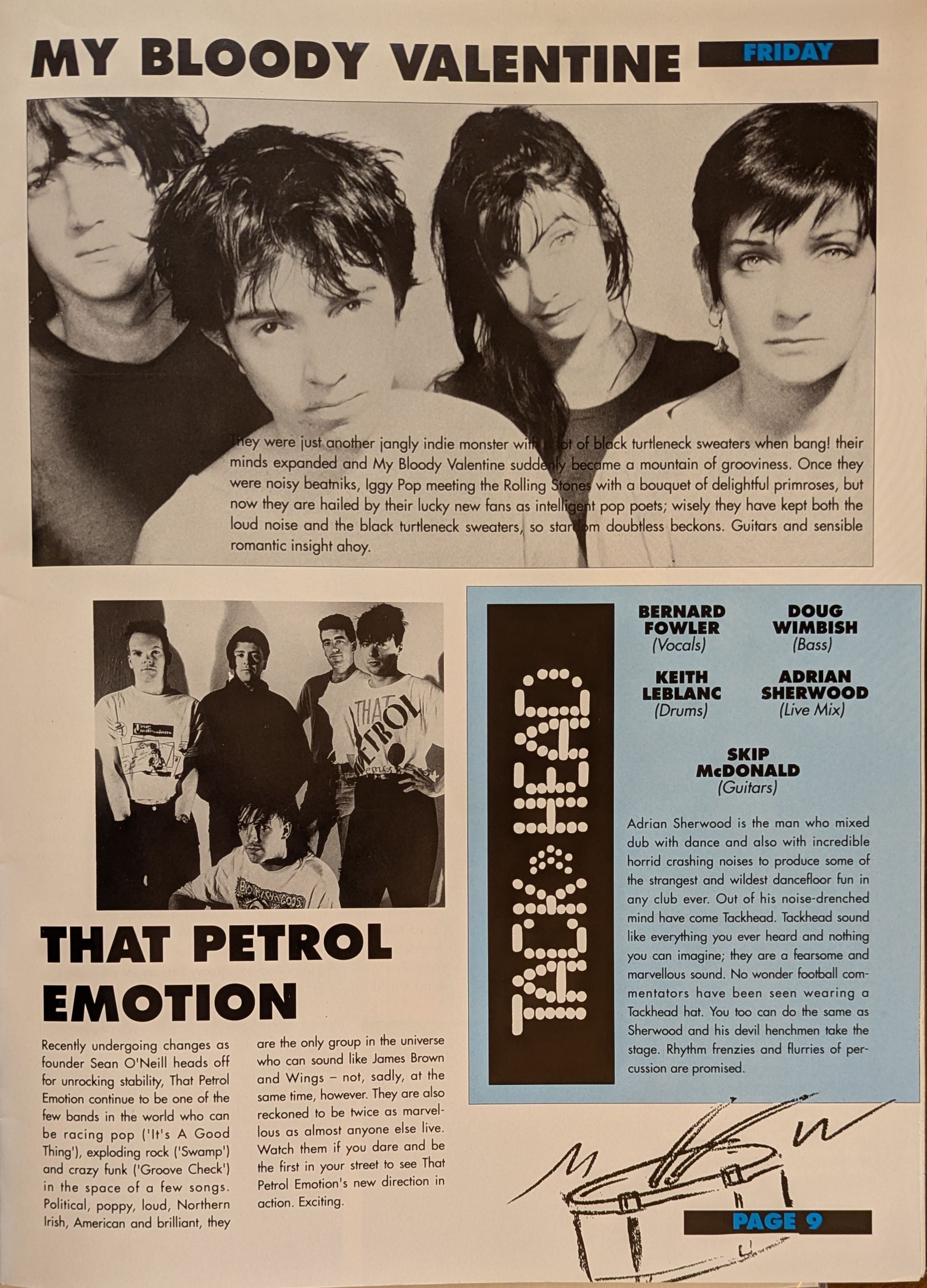 Readings Festival 1989 England Original Concert Tour Program