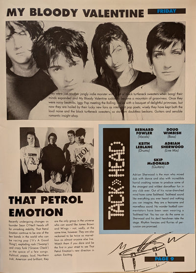 Readings Festival 1989 England Original Concert Tour Program