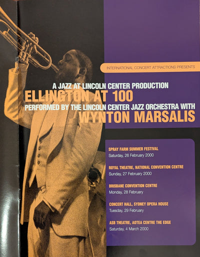 Wynton Marsalis - Ellington At 100 Original Australian 2000 Concert Tour Program