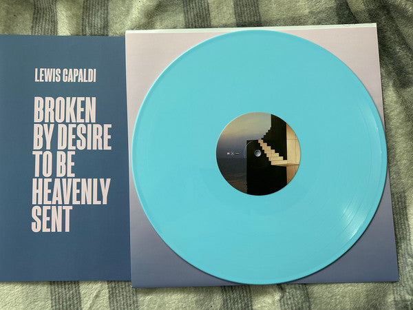 Lewis Capaldi - Broken By Desire To Be Heavenly Sent Heavenly Blue Coloured Vinyl LP (Used)