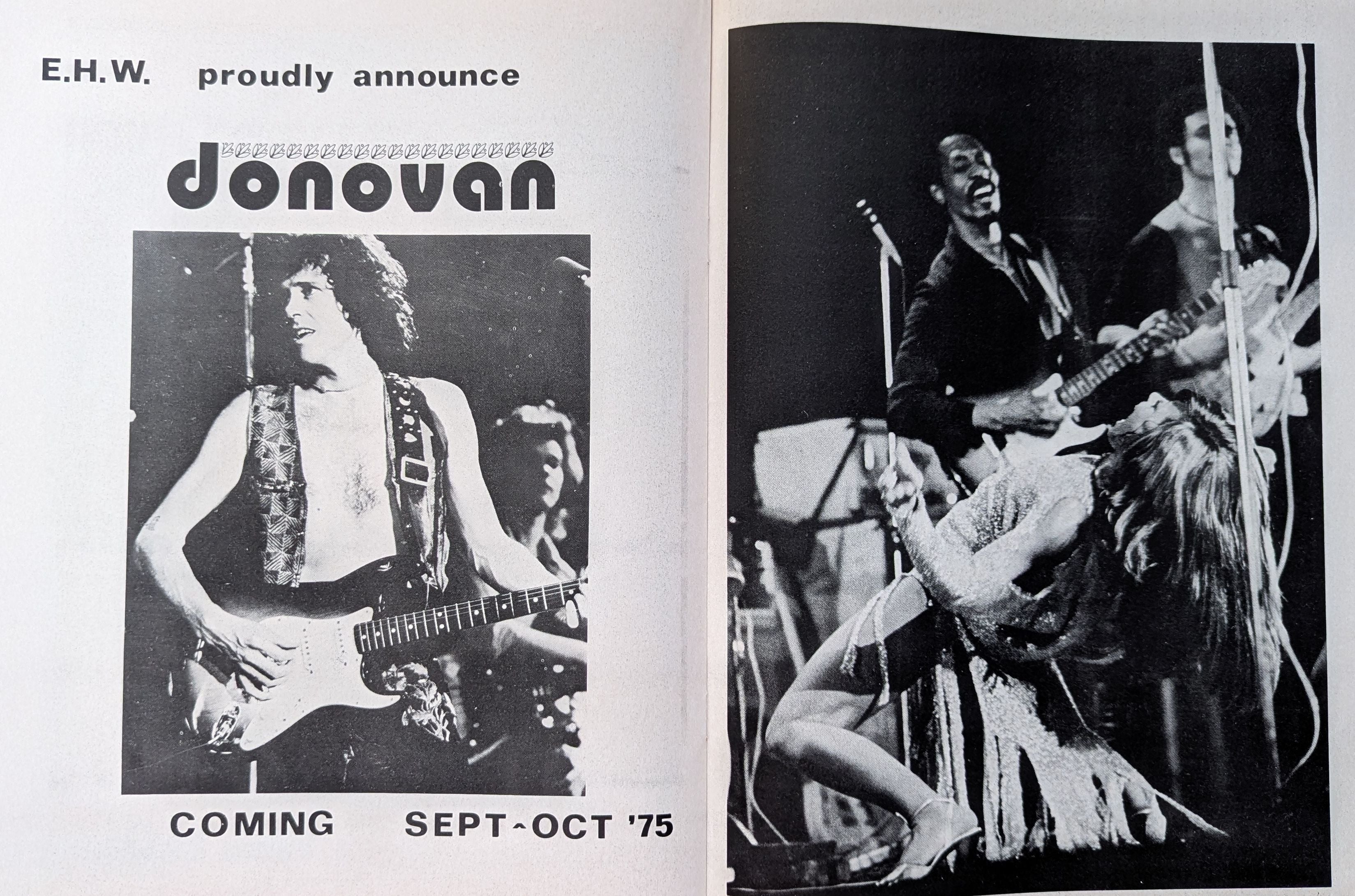 Ike & Tina Turner - Ike & Tina Turner's Revue 1975 Australian Original Concert Tour Program & Press Release