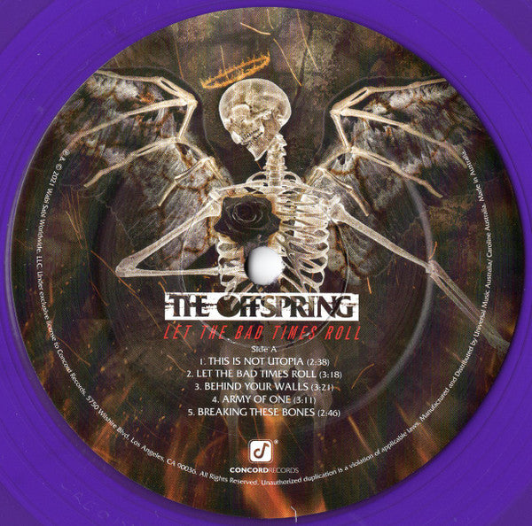 Offspring - Let The Bad Times Roll Purple Coloured Vinyl LP (Used)